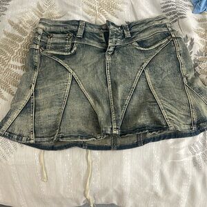Vintage Denim Skirt